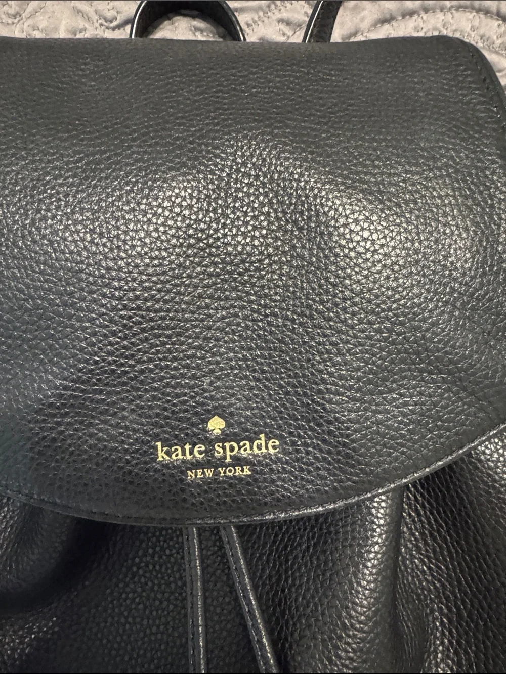 kate spade compact pebbled